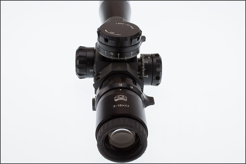 IOR 3-18x42 35mm FFP MIL/MIL SF, MP-8 XTREME-X1 - $1500